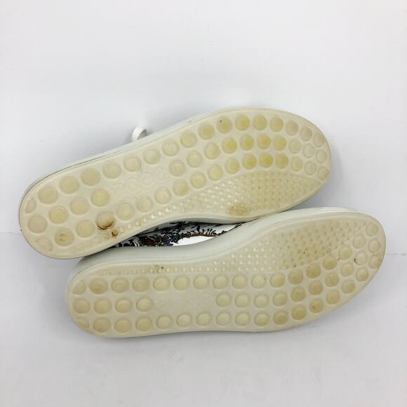 ECCO X KRISTJANA S. WILLIAMS Soft 7 Sneaker EU 41 10-10.5 White Floral 470303 - Picture 11 of 11
